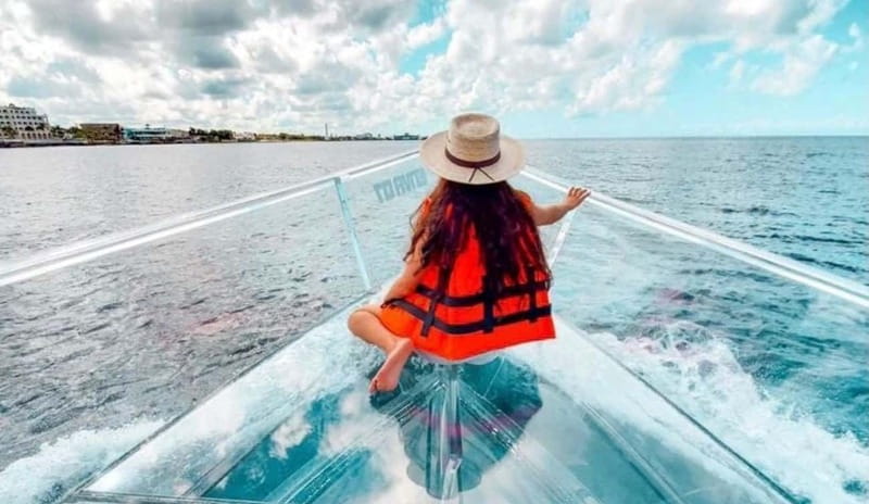 From Cancun: Glass Boat Sightseeing Trip - Key highlights you will care about