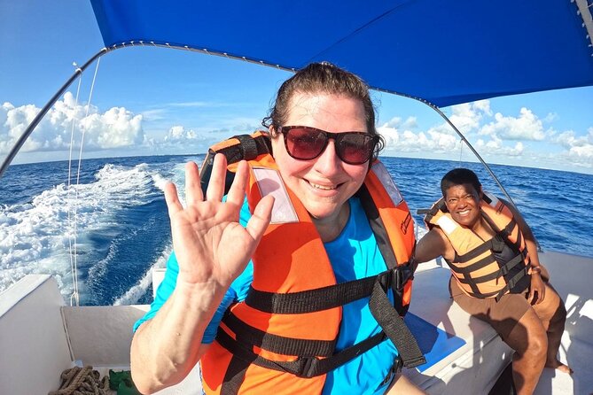 From Isla Mujeres/Riviera Maya: Swim with whale sharks!! - The main event: swimming with whale sharks twice
