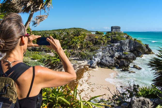 Full Day Tour to Tulum, Cenote Mariposa and Playa del Carmen Eco - Canamayte Cenote and Mariposa Ecopark: Swim, Gear, and Jungle-Style Stops