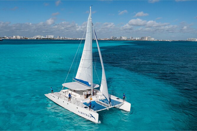 Giant Catamaran - Cancun to Isla Mujeres Playa Norte - Non Drowsy - Price and value: what you really pay for the day