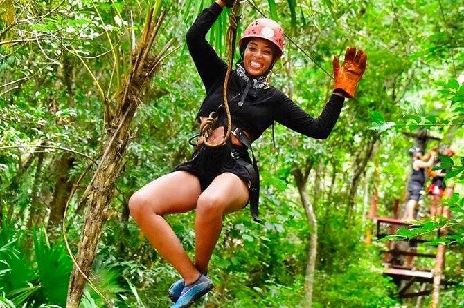 Half-Day Horseback Riding and Extreme Adventure Cancun Tour - Stop 2: Extreme Adventure Cancun ziplines, bridges, and the Honda ATV cc220