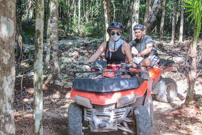Half Day in Cancun Atvs Ziplines and Cenote Park - Cenote swim: the natural pool payoff and what to bring
