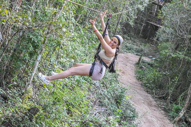 Half Day in Cancun Atvs Ziplines and Cenote Park - How your route works: Puerto Morelos pickup stop and the park rhythm