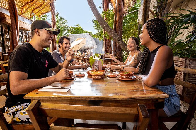 Hidden Cenote Swim & ATV Jungle Adventure with Transportation - Puerto Morelos town time, snack break and local feel