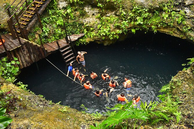 Horseback riding and ATV in the jungle, Ziplines, Cenote & Lunch - Cenote Maya swim: your jungle reset button