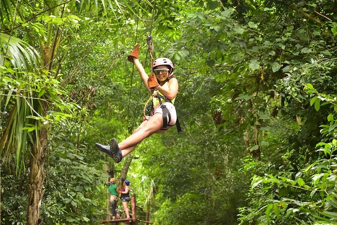 Horseback Riding + ATV + Cenote + Zip-Line from Cancun and Playa del Carmen - Cenote Swim: Life Jackets, Lockers, and That Cool-Water Relief