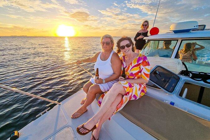 Isla Mujeres, Cancún Private Sunset Trip - Beer, snacks, and music on a boat that feels like yours
