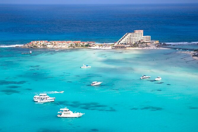 Isla Mujeres Catamaran Luxury Sailing Experience from Puerto Morelos - Food and drinks: lunch buffet plus open bar, with a few cautions
