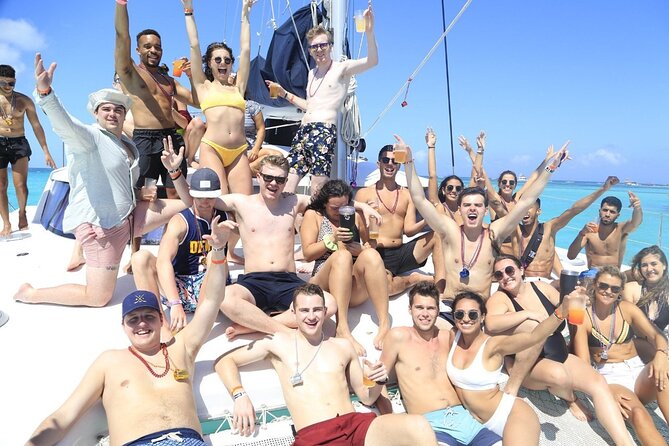 Isla Mujeres Catamaran! Party & Premier Beach Club (Adults Only) - The onboard vibe: open bar, DJ music, and party energy that stays fun