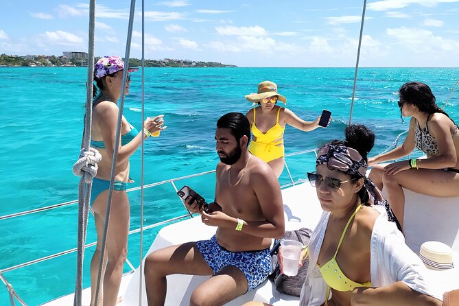 Isla Mujeres Catamaran Tour with Snorkeling at MUSA, Buffet Lunch & Open Bar - From Cancun Harbor To Isla Mujeres By Sail