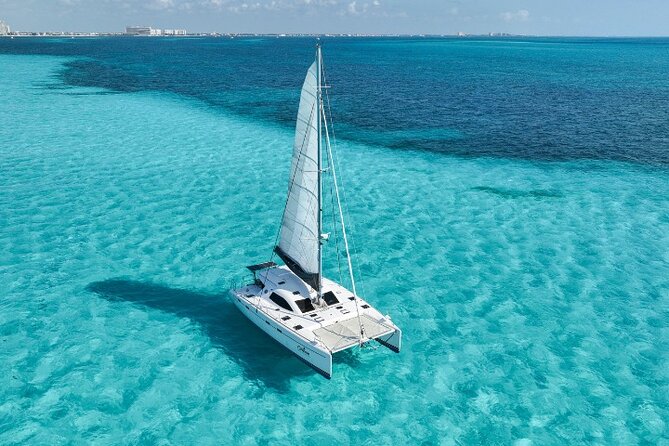 Isla Mujeres Catamaran Tour with Snorkeling, Open Bar & Buffet - Beach Club Lunch With Open Bar and Buffet