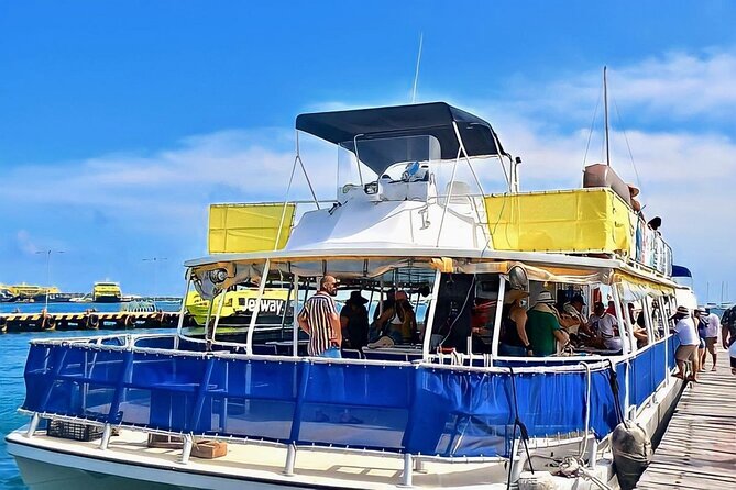 Isla Mujeres Catamaran Unlimited! from Cancun & Playa del Carmen - Catamaran reality check: double decker vs one-floor seating