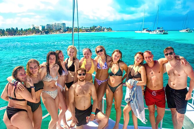 Isla Mujeres Catamaran Unlimited! from Cancun & Playa del Carmen - The route and timing: Punta Sam Reef snorkel plus beach time