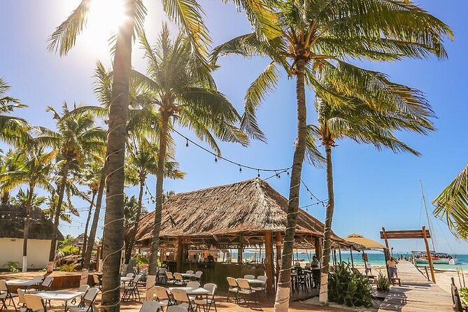Isla Mujeres Cruise with Beach Club, Snorkel, Lunch and Open Bar - Playa Norte swim stop: clear water, but remember it’s also a schedule