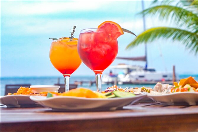 Isla Mujeres Cruise with Beach Club, Snorkel, Lunch and Open Bar - Lunch at the beach club: included convenience, not fine dining