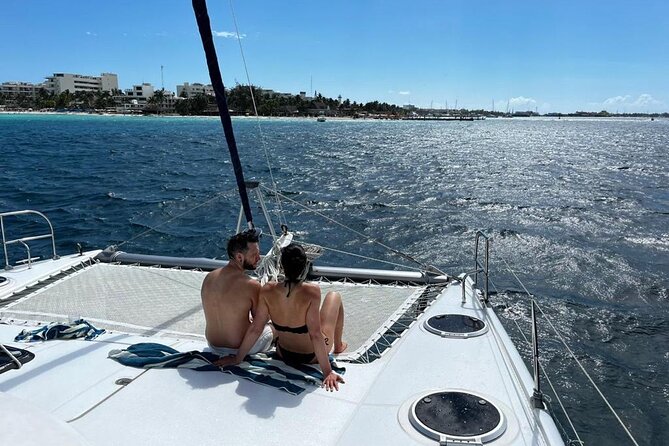 Isla Mujeres Day Tour with Catamaran, Snorkeling & Beach Club - Island Time on Isla Mujeres, Playa Norte, and Downtown Shopping Tactics