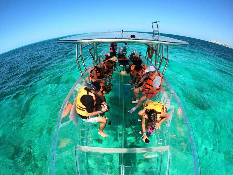Isla Mujeres: Excursion Crystal Boat Tour at the Caribbean - Inside the Transparent Boat: The Real Magic Is Below You