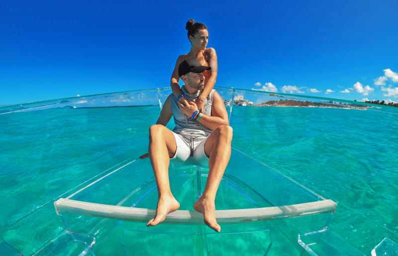 Isla Mujeres: Excursion Crystal Boat Tour at the Caribbean - La Cabonera Reef and the Photo-Friendly Finish