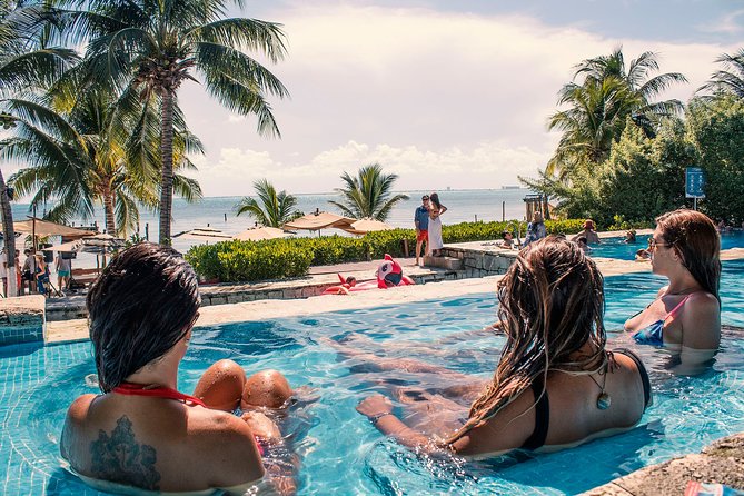 Isla Mujeres luxury catamaran with premium open bar and lunch - The Beach Club Lunch Break at Zama or IXI: Good Value, Mixed Expectations