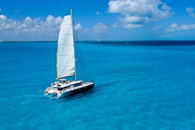 Isla Mujeres Platinum by Albatros Catamarans - AMAZONA Beach Club With Balinese Beds, Lunch, and a Premium Open Bar