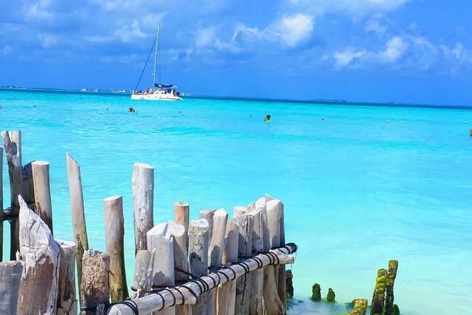 Isla Mujeres Premium Catamaran - Club Playa Mexico: Buffet Lunch, Open Bar, and Lounge Chairs