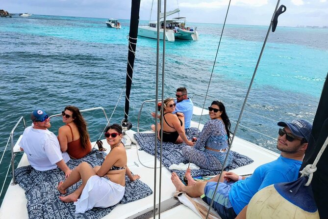 Isla Mujeres Private Catamaran, Cruising, Snorkeling having Fun!! - Playa Norte on the North Tip: Beach Hour for Photos and Quiet Views