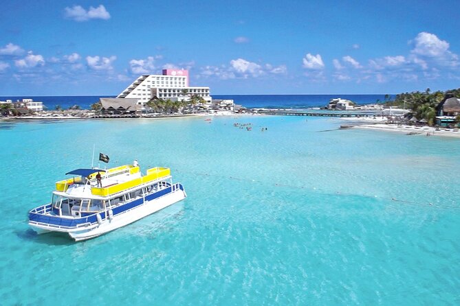 Isla Mujeres, Snorkel, Lunch & Pick Up from Cancun to P.Morelos - Stop 1: Punta Sam check-in, light breakfast, then you’re rolling