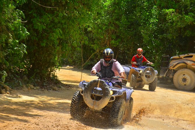 Jungle Adventure from Cancun: ATVs, ziplines, cenote and fun! - Swimming in a sacred cenote: what you will love, what to bring