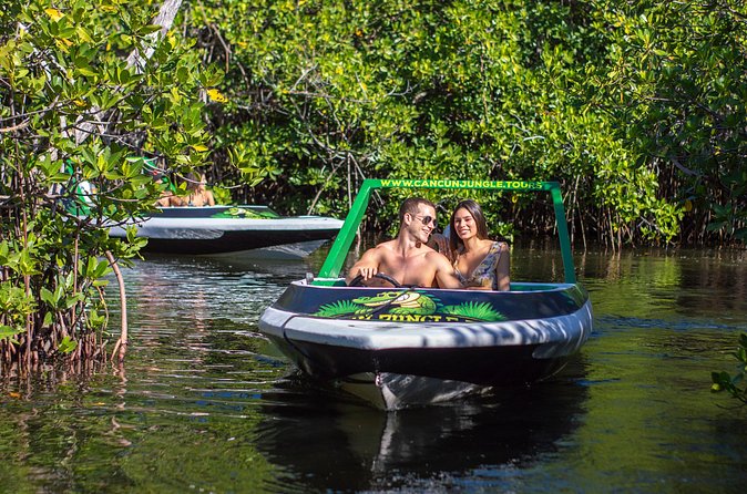 Jungle Tour Adventure Cancun: Jungle Tour Cancun Explore - Stop 1 at Marina Chac Chikm 3.2: from the Nichupte bridge to Playa Conchitas