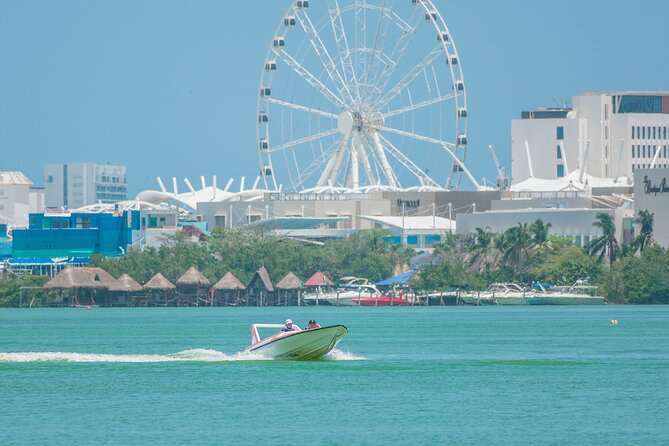 Jungle Tour & Snorkel at Punta Nizuc Reef , Underwater museum - Drive Your Own Speedboat Through the Mangroves
