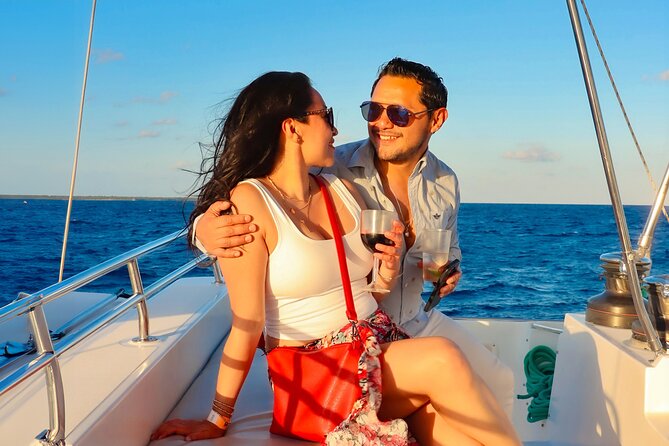 Luxury Sunset Sailing Cruise in Cancun with Light Dinner and Open Bar - Sunset views, sea scenes, and what you might spot
