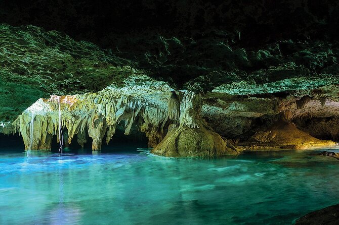 Maya Adventure from Cancun Coba and Tulum Ruins with Cenote swim - Parque De Cenotes Yax-Muul: Cenote Swim, Cave Rules, and Showers