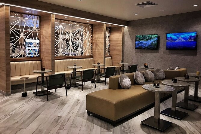 Mera VIP Lounge at Cancun International Airport - Inside the lounge: seating, noise, and the “small space” reality