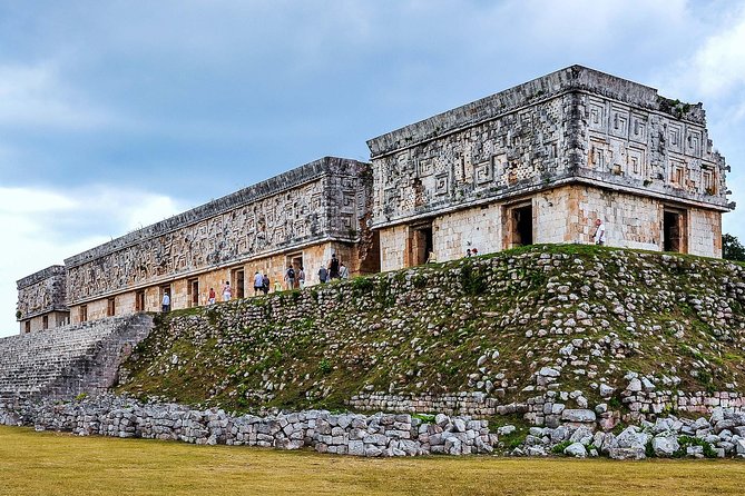 Merida, Uxmal & Cacao Factory Day Trip from Cancun & Riviera Maya - Uxmal UNESCO Ruins: Climbing Stairs, Chaac Stones, and the Ball Court