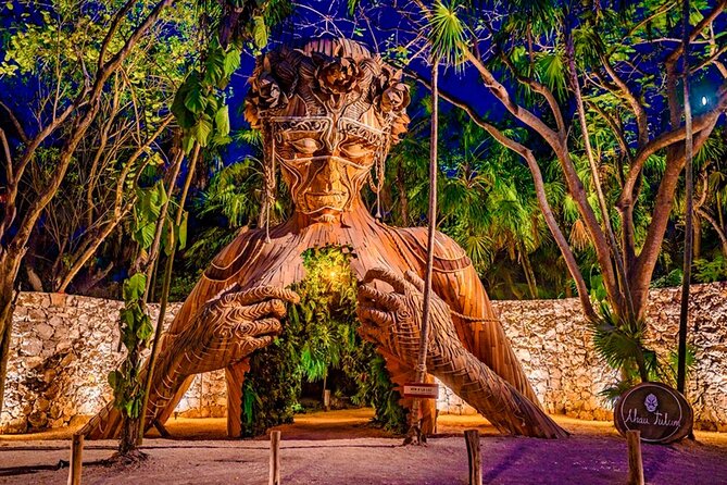 Mother Nature, Tulum and beach paradise with lunch - Stop 1 in Tulum: Daniel Popper’s Ven a la Luz sculpture park