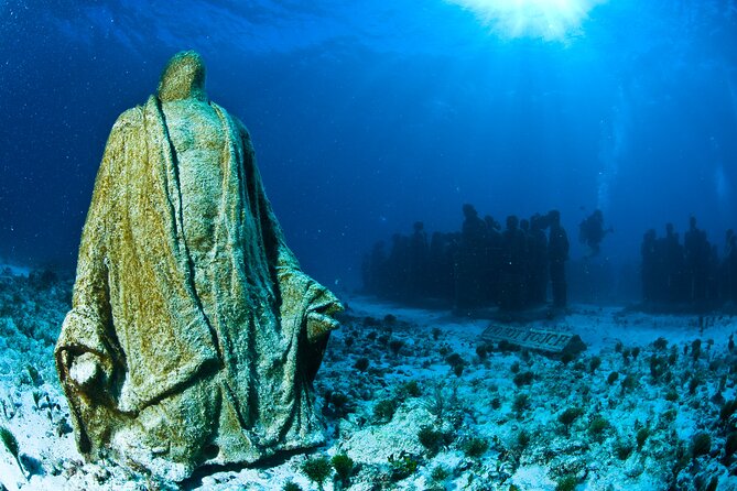 MUSA Diving For Beginners in Cancun - MUSA sculptures at 30 ft, plus Manchones reef