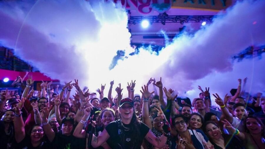 Neon Glow night Beach Party Regular - Cancun Neon Glow Beach Party, Where Coco Bongo Energy Meets the Shore