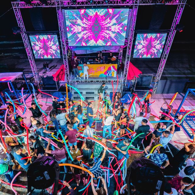 Neon Glow night Beach Party Regular - Three DJs, an MC, and Why That Changes the Mood
