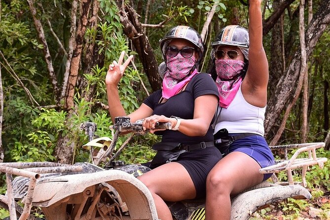 Off-Road Adventure in Cancun, ATVs, Ziplines and Cenote splash - Cenote Splash: A Refreshing Swim Stop in Clear Water