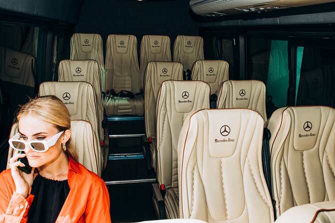 One Way Private Transfer Cancun Int Airport-Cancun Hotel Zone - Inside the Vehicle: WiFi, Water, Soda, and Beer