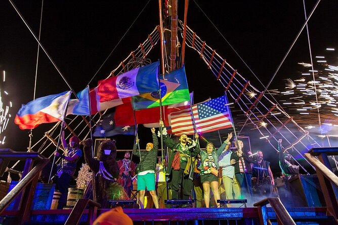 Pirate Ship Jolly Roger with Dinner and Open Bar - Stop at Cancun and the Bay-of-Hope Feel: Why the Sea Setting Works