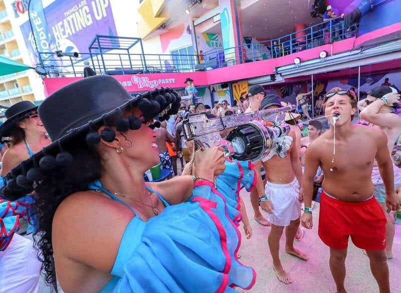 Premium Beach Party Coco Bongo - Contests and Participation: Bikini Judging and Wet Tshirt-Style Moments