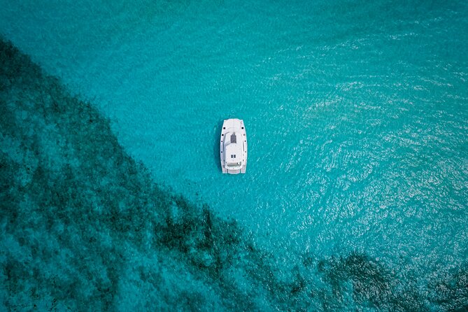 Private All Inclusive Sunset DJ Cruise – 51' Leopard Cancun - Water time that actually uses the Caribbean: snorkeling, swimming, and inflatables