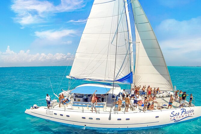 Private Catamaran from Cancun to Isla Mujeres | For up to 100 pp - El Farito Snorkeling Stop That Actually Feels Like Snorkeling