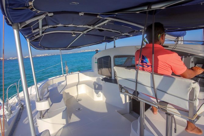 Private Catamaran from Cancun to Isla Mujeres | For up to 30 pepl - The best time range for your group: 4 to 7 hours