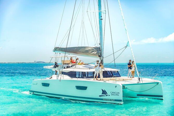 Private Luxury Catamaran Cancun to Isla Mujeres | For up to 30 pp - Playa Norte at Isla Mujeres: the best part of the island stop
