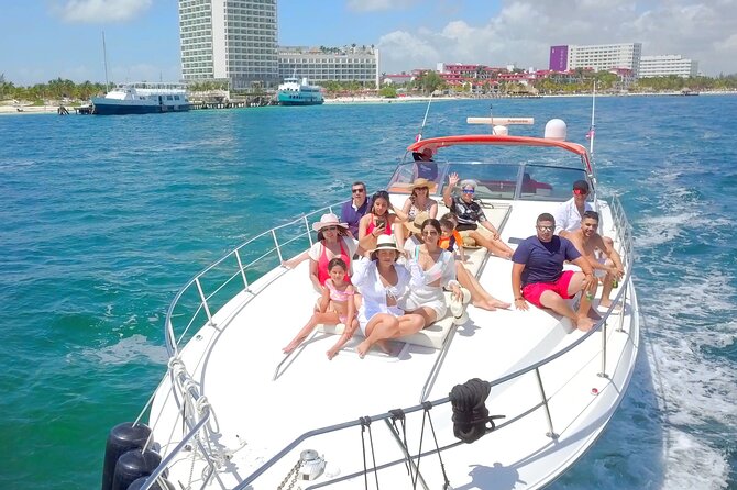 Private Luxury Yacht 55FT Rental in Cancun - Isla Mujeres Playa Norte and Punta Sur: beach time with less stress