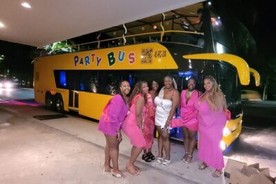 Private Party Bus Loop in Cancun