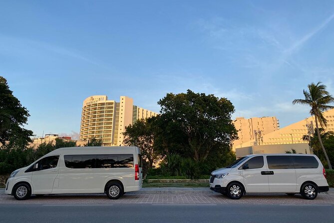 Private roundtrip transportation from Cancun airport to hotels - On the Ride: AC, Safety, and Luggage Comfort