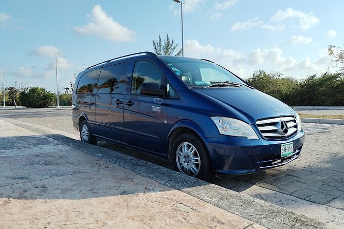 Private shuttle service to Cancun Airport, from hotel or lodging - Air-conditioned comfort and the small perks that help